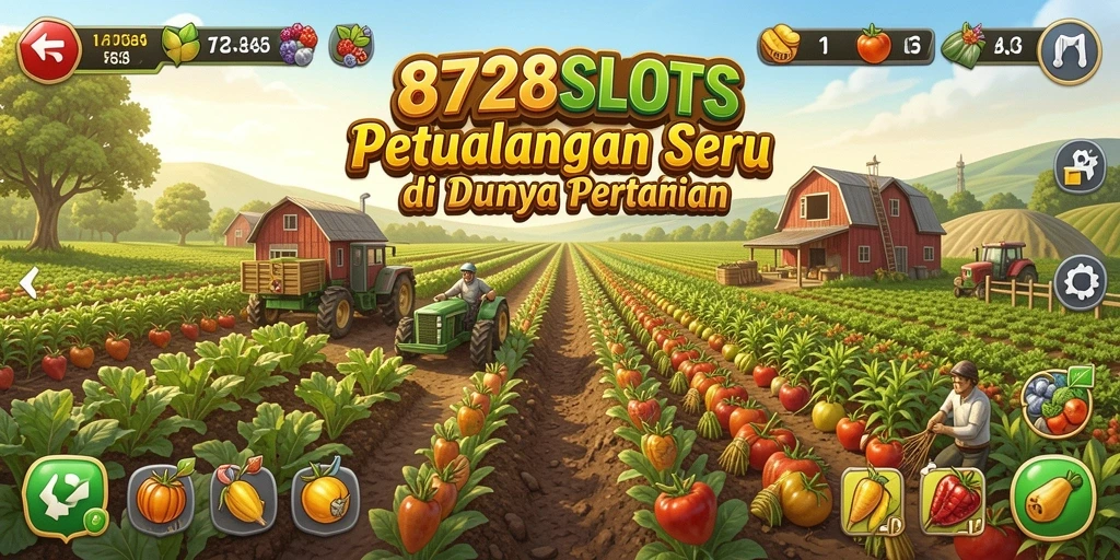 Gameplay menarik dalam dunia pertanian yang penuh warna.