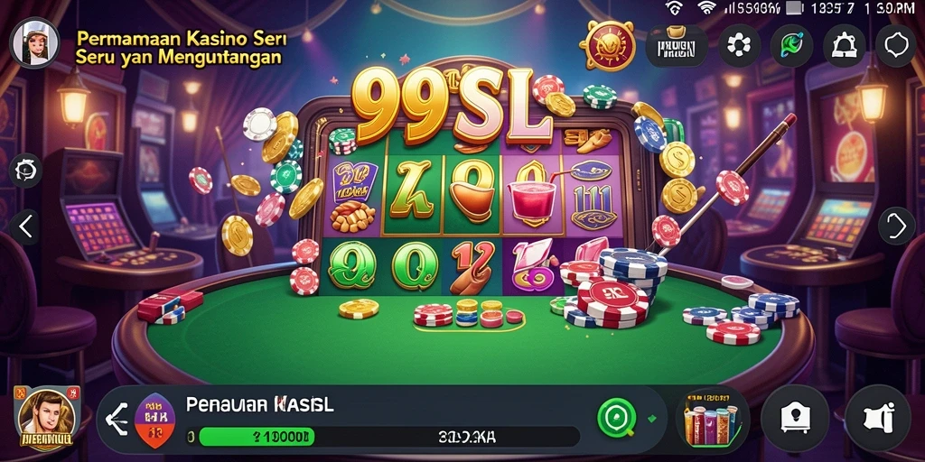 Tampilan permainan kasino yang memikat dan menarik di 99SL.