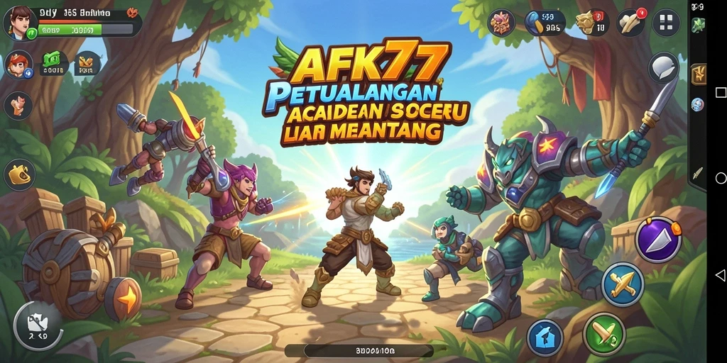 Tampilkan aksi seru di AFK77 dengan gameplay arcade yang dinamis.