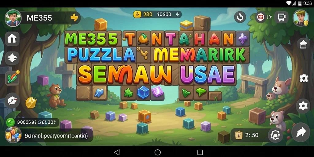 Tampilan gameplay seru yang penuh tantangan di ME355.