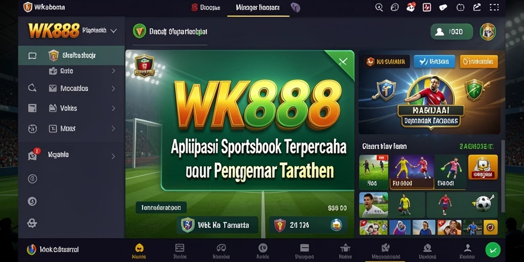Tampilan gameplay Sportsbook yang menarik dan interaktif.